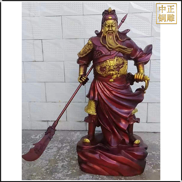 小型5公分戰袍紅衣關公雕塑.jpg 小型5公分戰袍紅衣關公雕塑.jpg